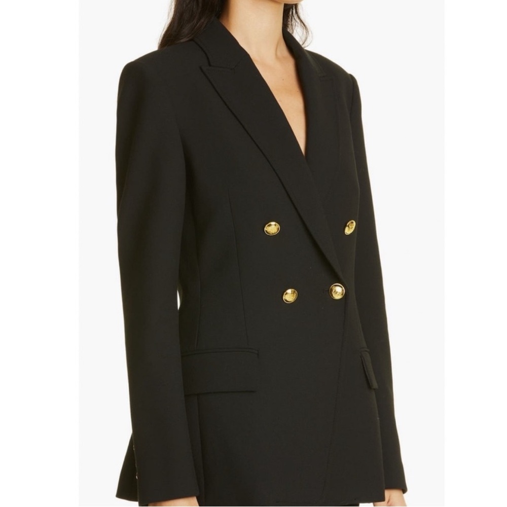 A. L.C. Sedgwick I| Double Breasted Blazer Black Gold - Size O - ALC Jacket - Picture 2 of 11